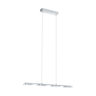 Chrom moderne Pendelleuchte Kunststoff, Pace, 5W, 3000K LED