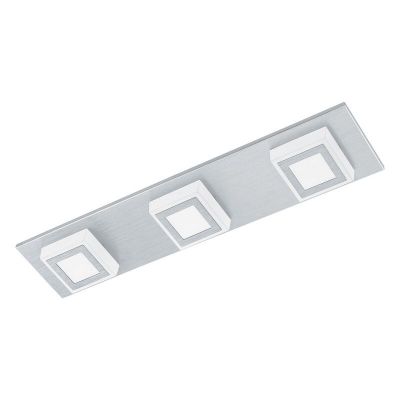 Silberne moderne Deckenlampe Kunststoff, Elsien, 3W, 3000K LED