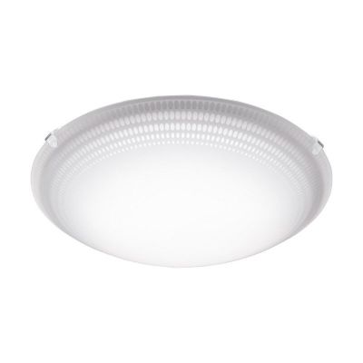 Weiße moderne Deckenleuchte Glas, Armen, 11W, 3000K LED