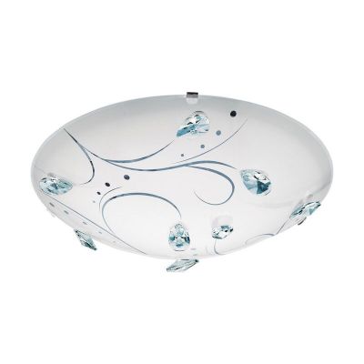 Weiße Deckenleuchte Glas, Arsalan, 16W, 4000K LED