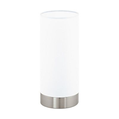 Nickel moderne Tischleuchte Glas, Asiye, mit Schalter