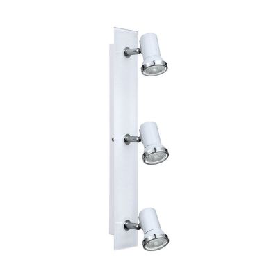Chrom Deckenstrahler Glas, Jasmijn, IP44