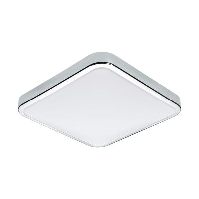 Chrom Wandleuchte Kunststoff, Beyza, 16W, 3000K LED, IP44