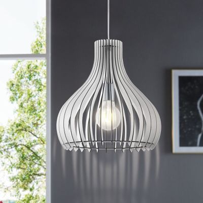 Holz Pendelleuchte Weiß, Betsy