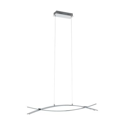 Chrom moderne Pendelleuchte Aluminium, Josua, 9W, 3000K LED