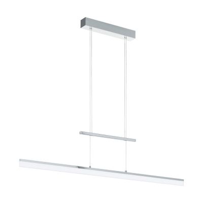 Chrom moderne Pendelleuchte Kunststoff, Cassandra, 13W, 3000K LED
