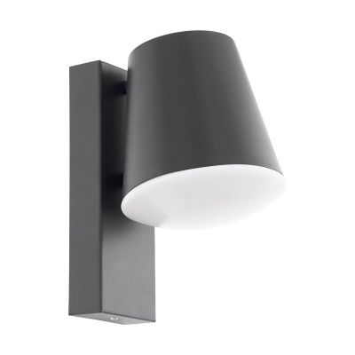 Anthrazit moderne Außenleuchte Metall, Aiden, IP44