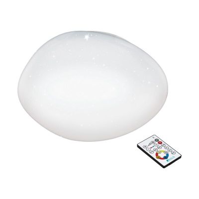 Weiße Deckenlampe Stahl, Tyrell, 21W, in Lichtfarbe einstellbare LED
