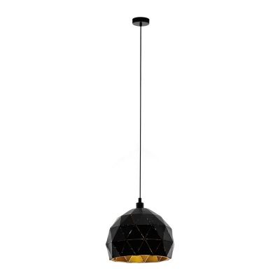Schwarze moderne Pendelleuchte Stahl, Silva