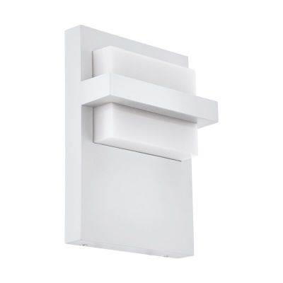 Weiße moderne Außenleuchte Aluminium, Nicol, 10W, 3000K LED, IP44