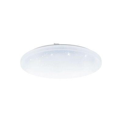 Weiße Deckenlampe Stahl, Eloise, 24W, in Lichtfarbe einstellbare LED