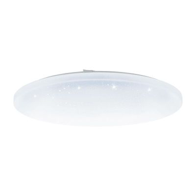Weiße Deckenlampe Stahl, Eloise, 36W, in Lichtfarbe einstellbare LED
