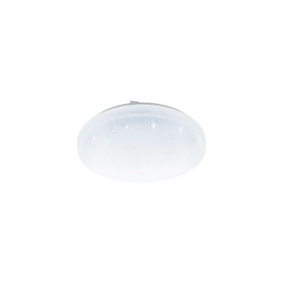 Weiße Deckenlampe Stahl, Eloise, 12W, in Lichtfarbe einstellbare LED, IP44