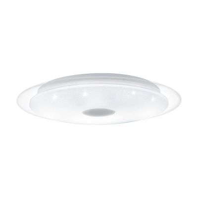 Transparente Deckenlampe Stahl, Dunya, 24W, in Lichtfarbe einstellbare LED