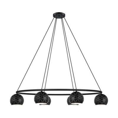 Schwarze moderne Pendelleuchte Stahl, Madelein