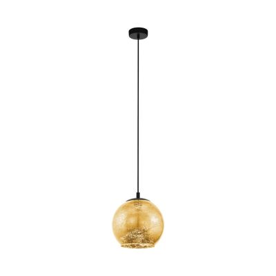 Goldene design Pendelleuchte Glas, Gaston