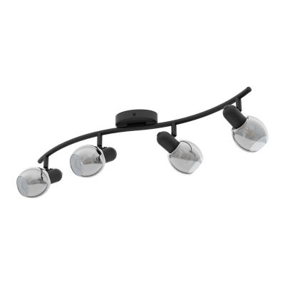 Schwarze design Deckenstrahler Stahl, Ritchy