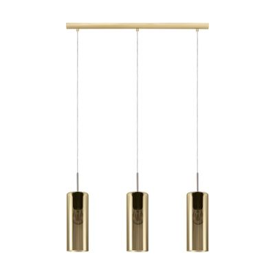 Goldene design Pendelleuchte Glas, Tino