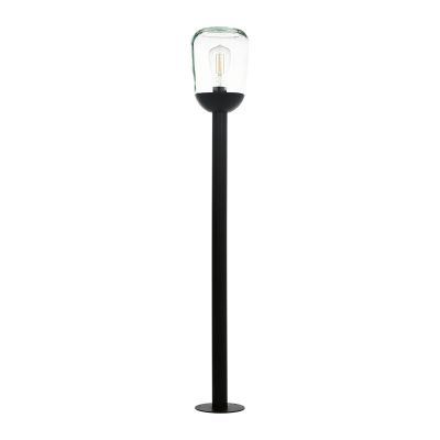 Schwarze moderne Außenleuchte Aluminium, Kerwin, IP44