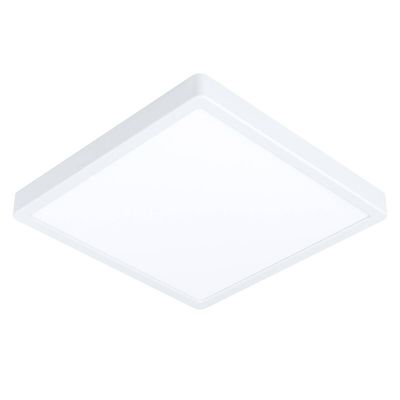 Weiße Smart Deckenleuchte Kunststoff, Geraldo, 19,5W, warm- bis kaltweiß einstellbare LED, IP44