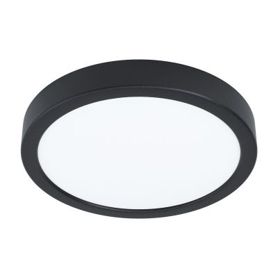 Schwarze Deckenleuchte Stahl, Pascale, 16W, 3000K LED