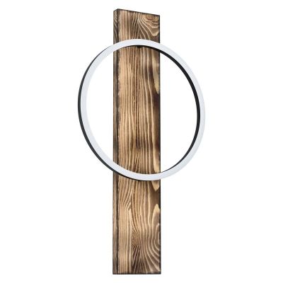 Holz Wandleuchte Braun, Annebel, 12W, 3000K LED