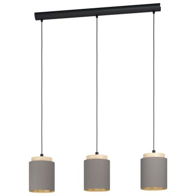 Holz Pendelleuchte Braun, Gabi