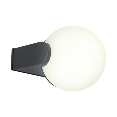 Schwarze moderne Außenleuchte Aluminium, Lydia, IP65