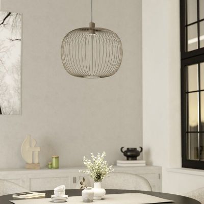 Beige moderne Pendelleuchte Stahl, Lodods