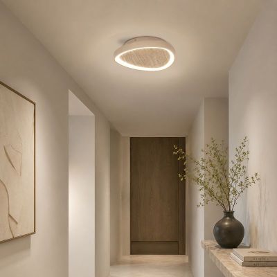 Beige moderne Deckenleuchte Kunststoff, Meliciano, 11W, 2700K LED