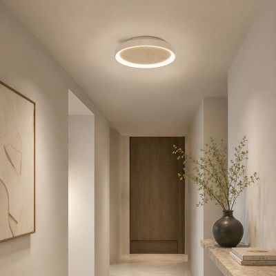 Beige moderne Deckenleuchte Kunststoff, Meliciano, 11W, 2700K LED