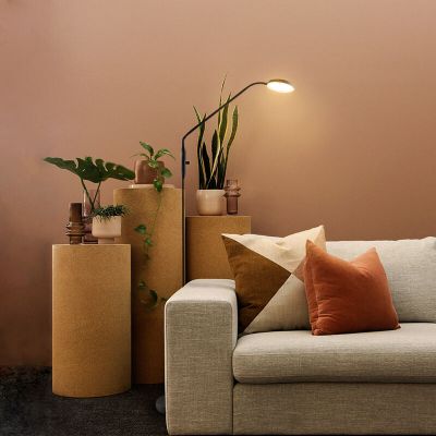 Moderne Leselampe Stehlampe Schwarz, Salvador, 5W, 3000K LED, mit Schalter