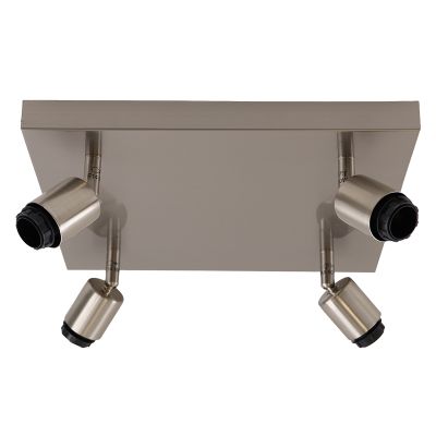 Aluminium Deckenkappe Silber, Rika