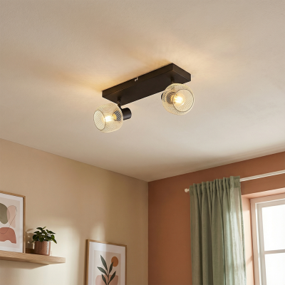 Industrielle Deckenstrahler Grau, Emado