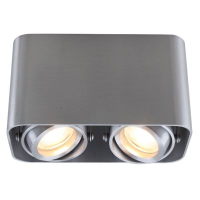 Moderne Aufbauspot Silber, Bera