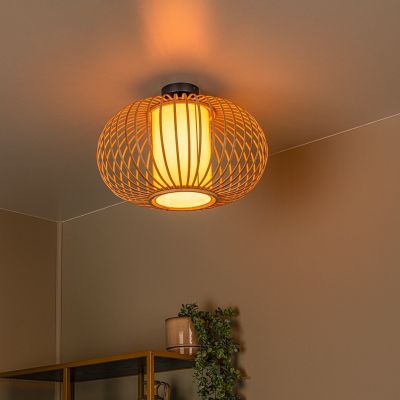 Bambus Deckenlampe Holz, Thuline