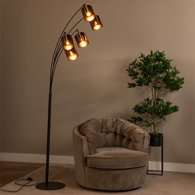 Rostfarbene Stehlampe Modern, Rankos, mit Schalter