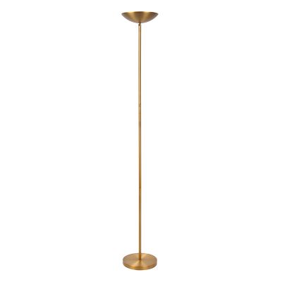 Messing Leselampe Stehlampe Modern, Zenith, 20W, 3000K LED, mit Touch-Dimmer