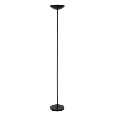 Schwarze Leselampe Stehlampe Modern, Zenith, 20W, 3000K LED, mit Touch-Dimmer