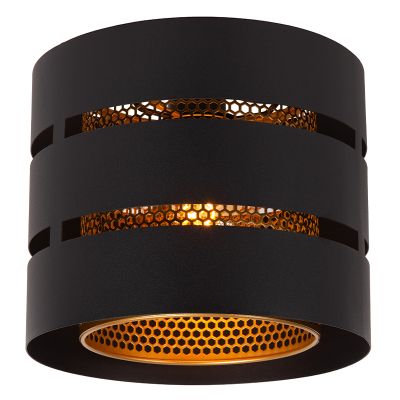 Schwarze Deckenlampe Modern, Rosas