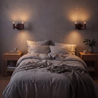 Bronze Wandleuchte Modern, Wellington, 3W, 2700K LED