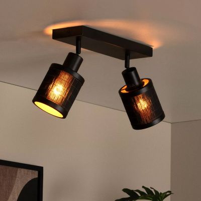 Bambus Deckenleuchte Schwarz, Tagalog