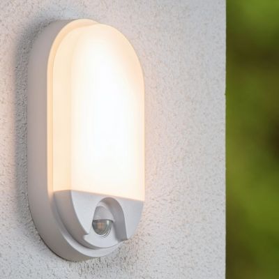 Weiße Wandleuchte Badezimmer Modern, Hups Ir, 10W, 3000K LED, IP54