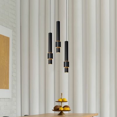 Schwarze Pendelleuchte Modern, Margary, 4W, 2700K LED