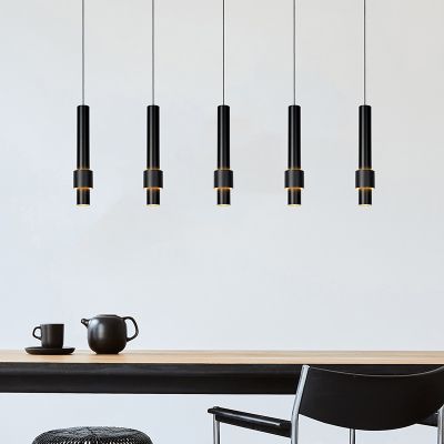 Schwarze Pendelleuchte Modern, Margary, 4,2W, 2700K LED