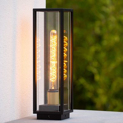 Schwarze Außenleuchte Antik, Laurens, IP54