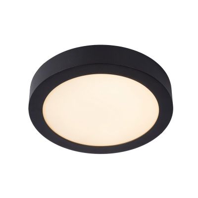 Schwarze Deckenlampe Modern, Brice, 15W, 3000K LED, IP44