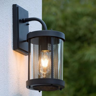 Schwarze Wandleuchte Modern, Makkum, IP23