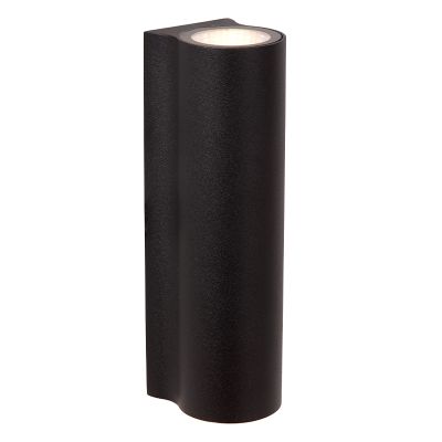 Schwarze Up down Wandleuchte Modern, Akra, 6W, 3000K LED, IP54