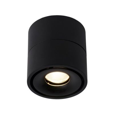Schwarze Deckenstrahler Modern, Yumiko, 8W, 2700K LED